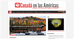 Desktop Screenshot of canadaenlasamericas.com
